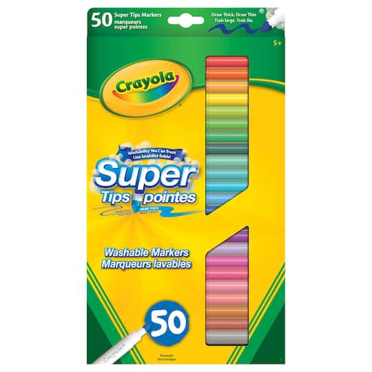 Crayola® Super Tips Washable Markers, 50ct.